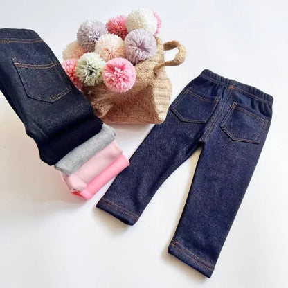Jeans Boys and Girls' Solid color
