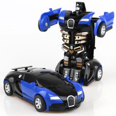 Mini 2-in-1 Transforming Robot Car Toy