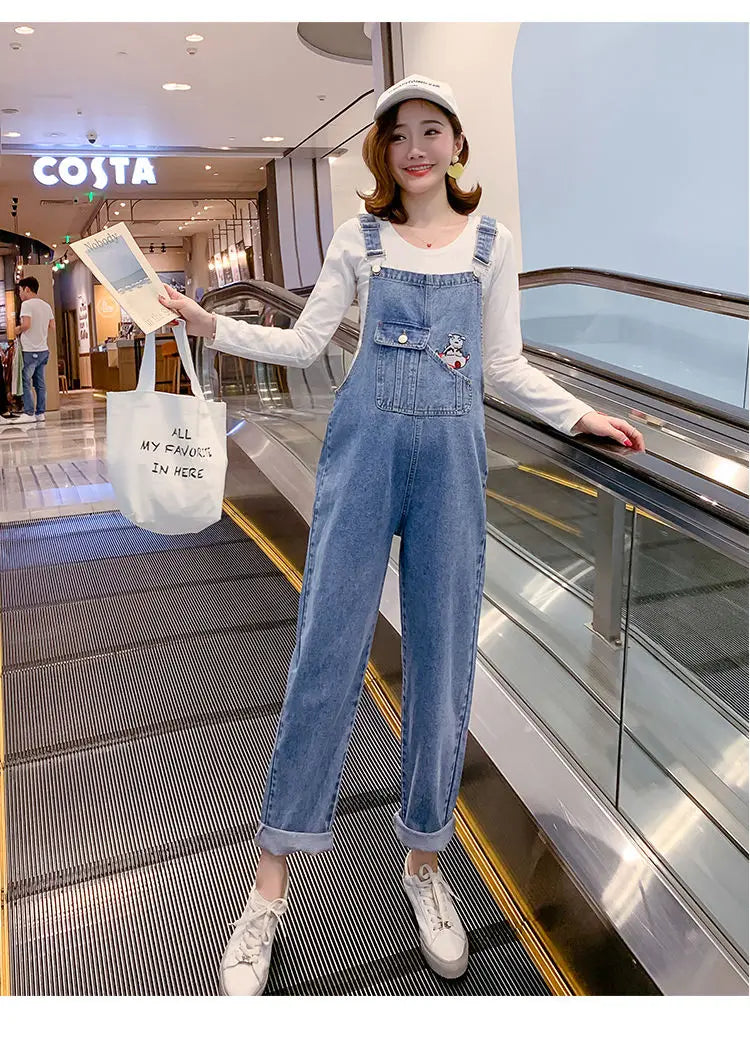Maternity Jumpsuit Set, Spring and Fall Pregnancy Wear
