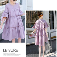 Cotton Chiffon Maternity Dress