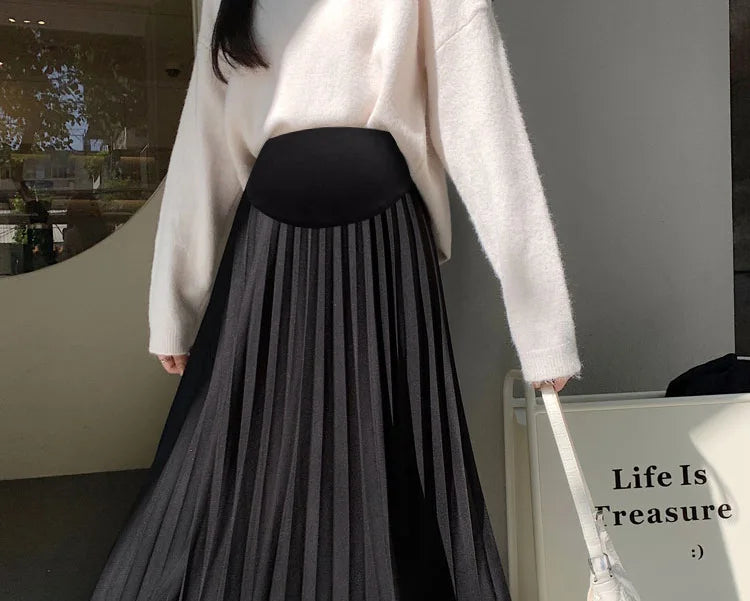 A-Line Casual Maternity Skirt