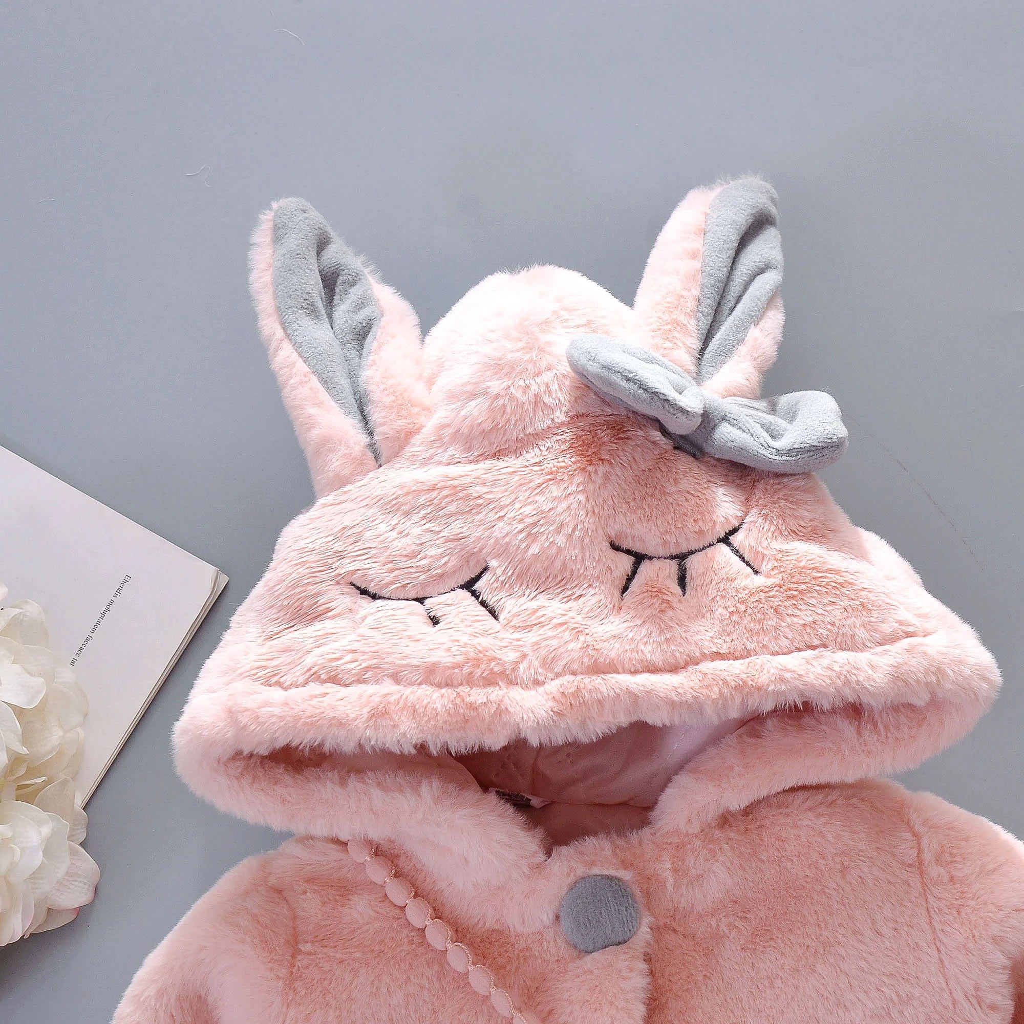 Cute Bow Winter Baby Coat