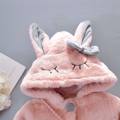 Cute Bow Winter Baby Coat