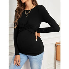 Solid Maternity Top