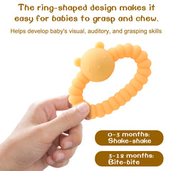 Baby Silicone Rattle Toy