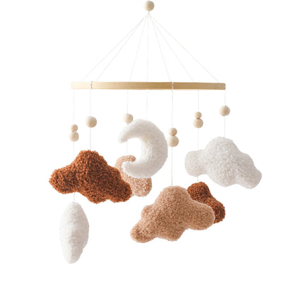 Baby Crib Mobile Wooden Rattle Toy