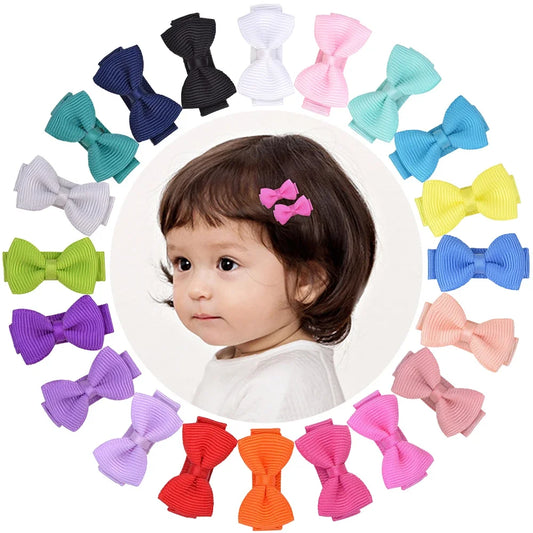 Mini Hair Bows With Clip For Kids - PAMU8
