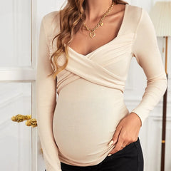 Sweetheart Neck Mom Top