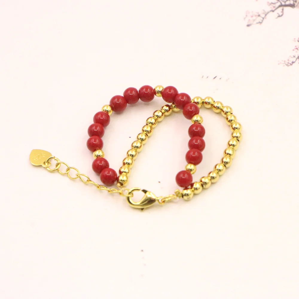 Natural Stone Bead Bracelet for Girls | PAMU8