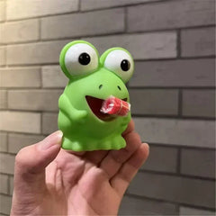 Pinch Frog Dinosaur Sticking Tongue  For Kids - PAMU8