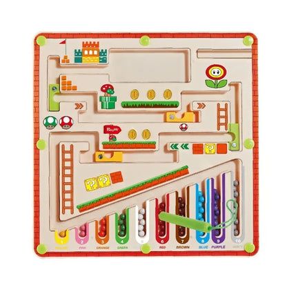Magnetic Color and No. Maze Toys