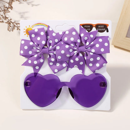 Headwear sunglasses set