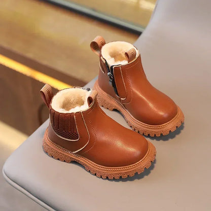 Boys Girls Casual Ankle Boots