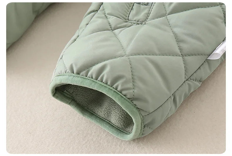 Fleece Lined Cotton Infant Romper