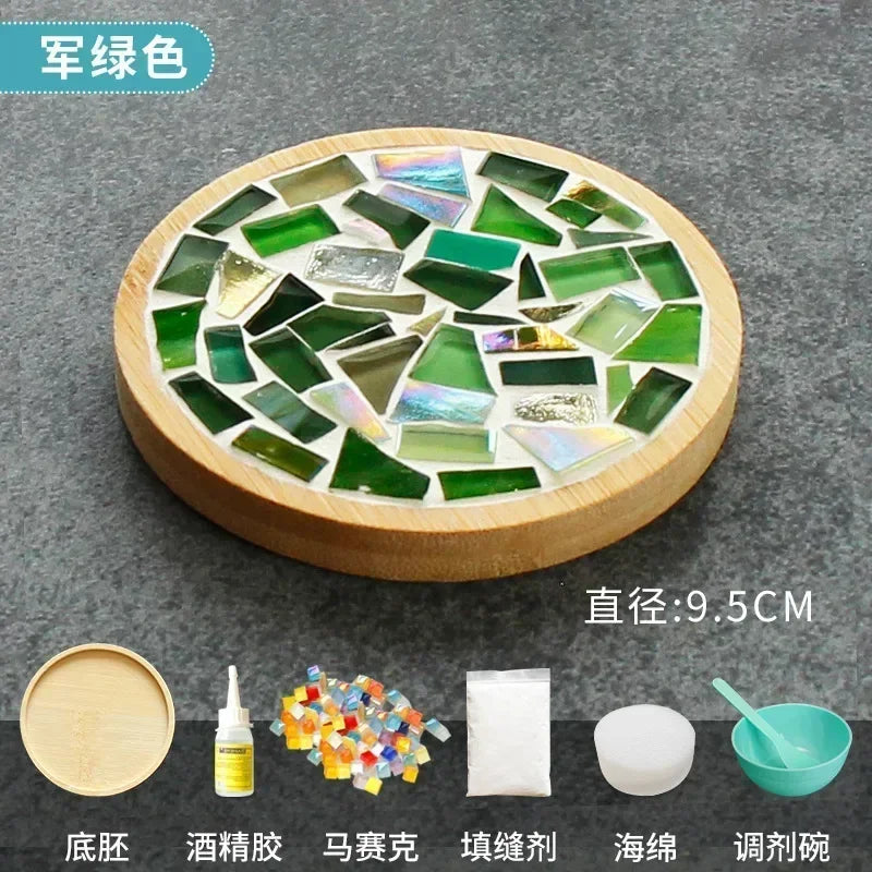 Handmade DIY Mosaic Cup Mat Toys