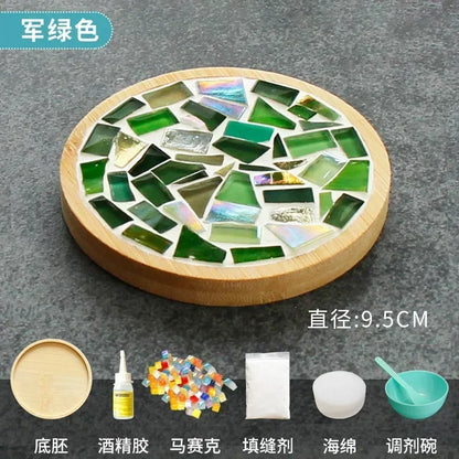 Handmade DIY Mosaic Cup Mat Toys