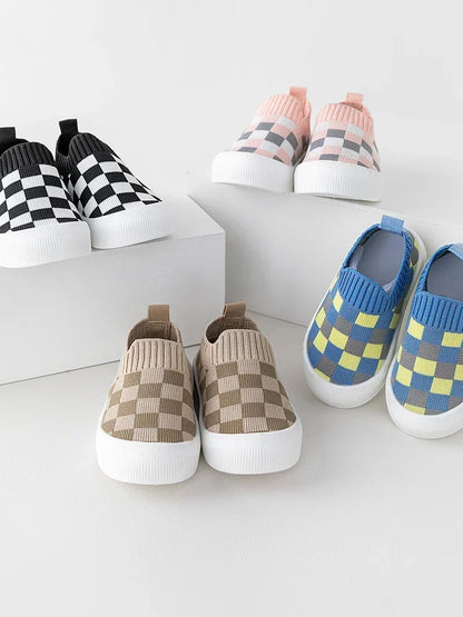 Classic Plaid Non-Slip Sneakers Sport Shoes - PAMU8