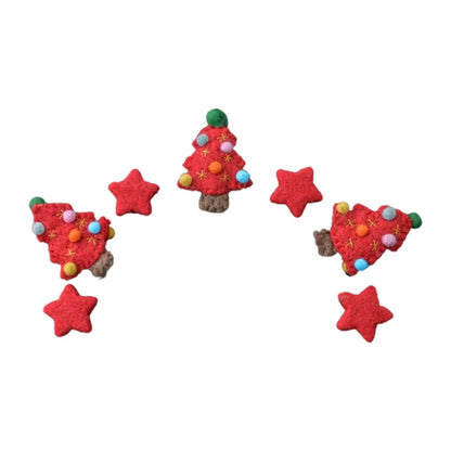 5Pcs Baby Wool Felt Stars Photography Accessories - PAMU8