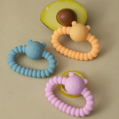 Baby Silicone Rattle Toy