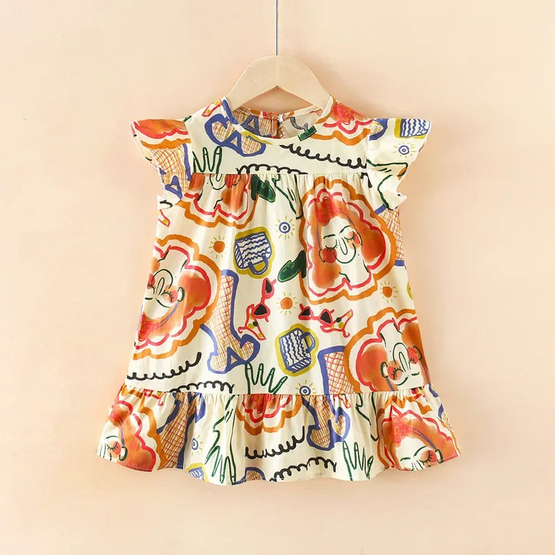 Children Cotton Beach Dress