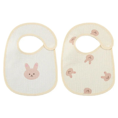 2pcs Waterproof Baby Bibs