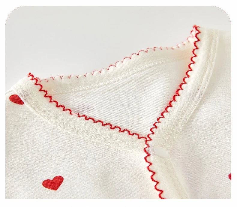 Newborn Cotton Hooded Jumpsuit, Seamless Spring Romper