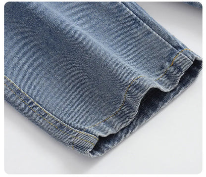 Cute Bear Denim Casual Pants