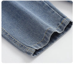 Cute Bear Denim Casual Pants