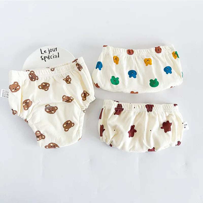 Reusable Cloth Diapers, 3-Pack Washable Training Pants