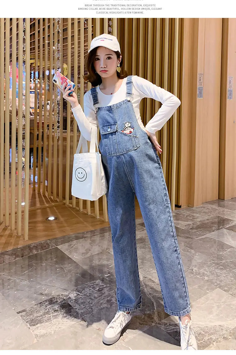 Maternity Jumpsuit Set, Spring and Fall Pregnancy Wear