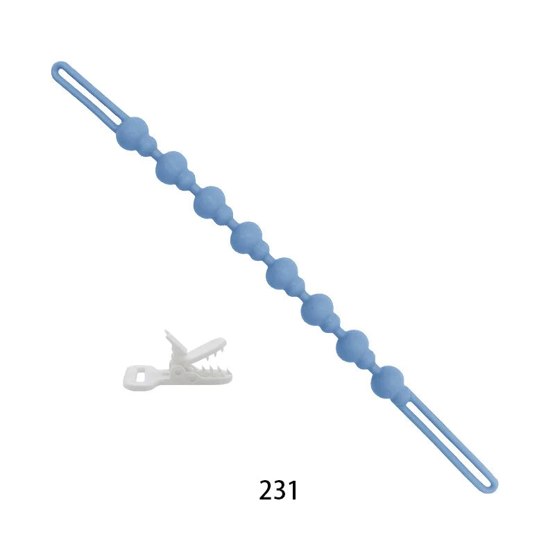 Soft Silicone Baby Pacifier Holder Clips - PAMU8