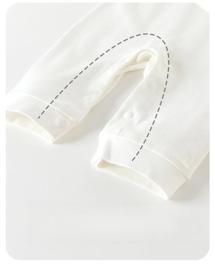 Solid Color Winter Baby Jumpsuit