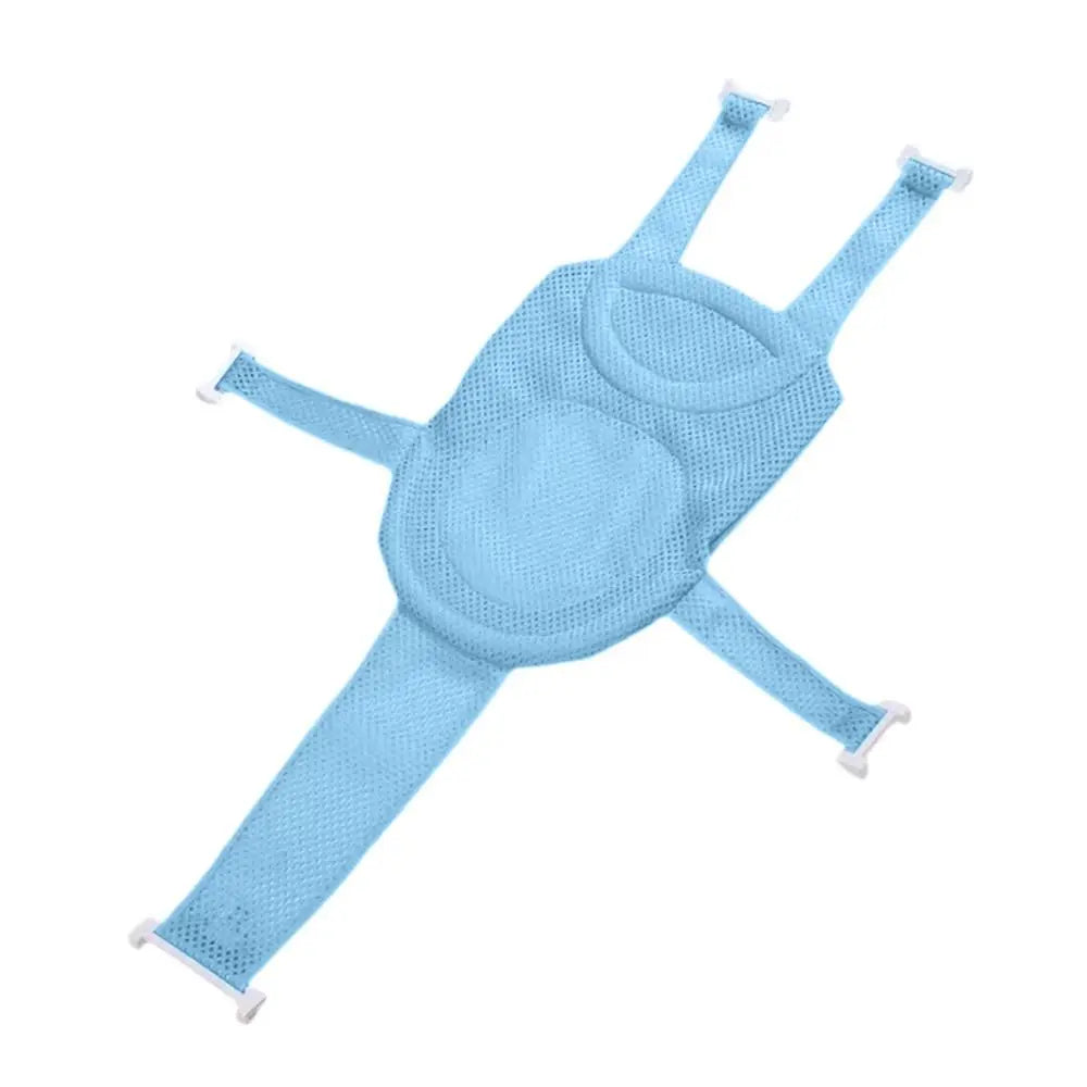 Cross-Shaped Anti-slip Baby Bath Net Mat That Frees Your Both Hands