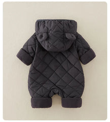 Fleece Lined Cotton Infant Romper