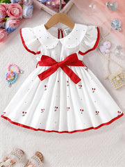 Girls Infant Floral Print Dress | 0-3 Years Summer