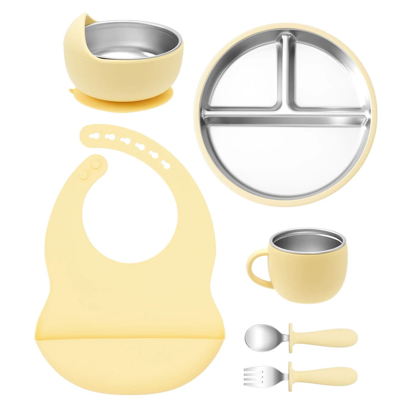 6PCS Detachable Dishes Set
