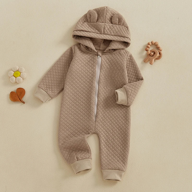 Hooded Embroidery Letter Outfit
