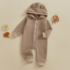 Hooded Embroidery Letter Outfit