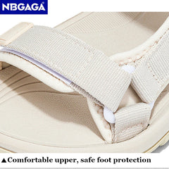 Women's Flat Beach Sandals, Casual Summer Slides