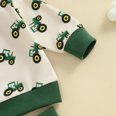 Kids Tractor Print Sweatshirt