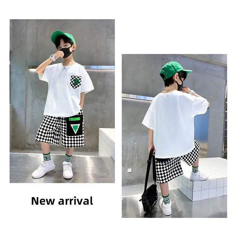 Summer Boys Fashion Outfit Set