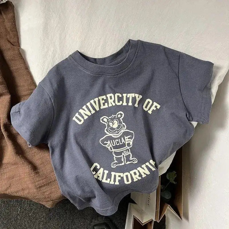 Round Collar Kids TShirt