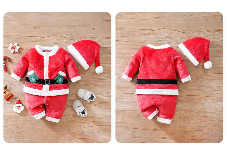 Christmas Soft Flannel Romper