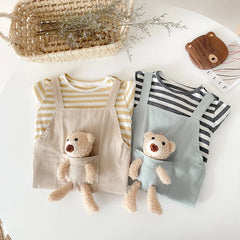 Jumpsuits Striped Casual Cotton