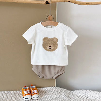 Korean Short Sleeved T-shirt Set