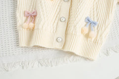 Cute Flower Bow Girls Outfit