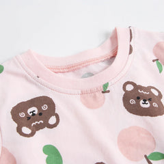 Baby Girls' Cotton Bodysuit, Short-Sleeve Newborn Top