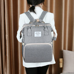 3-in-1 Foldable Diaper Bag Backpack with Changing Station