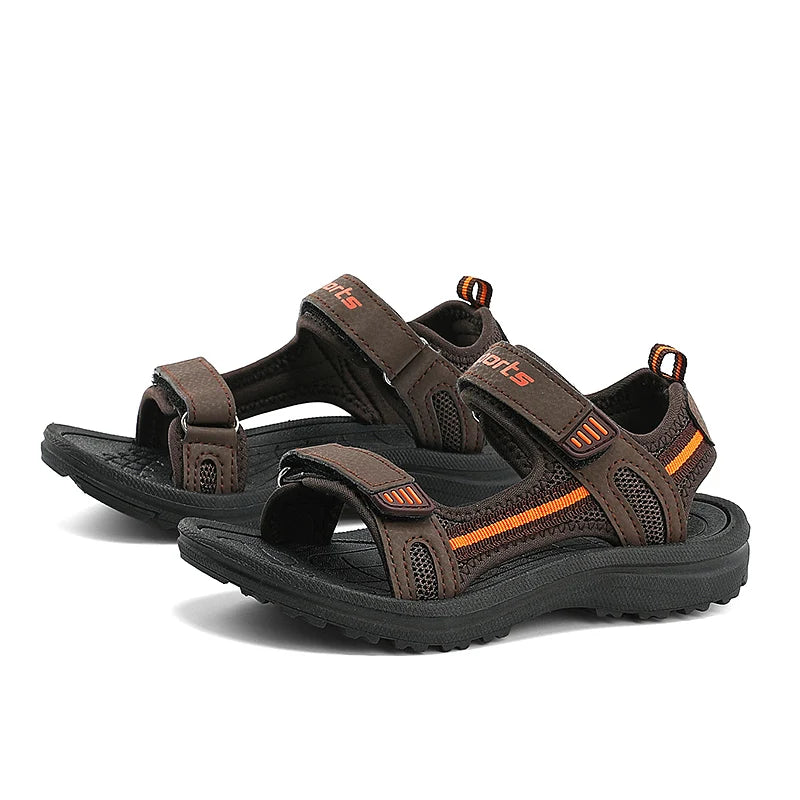 Boys' Sport Sandals, Breathable Soft-Sole Beach Shoes