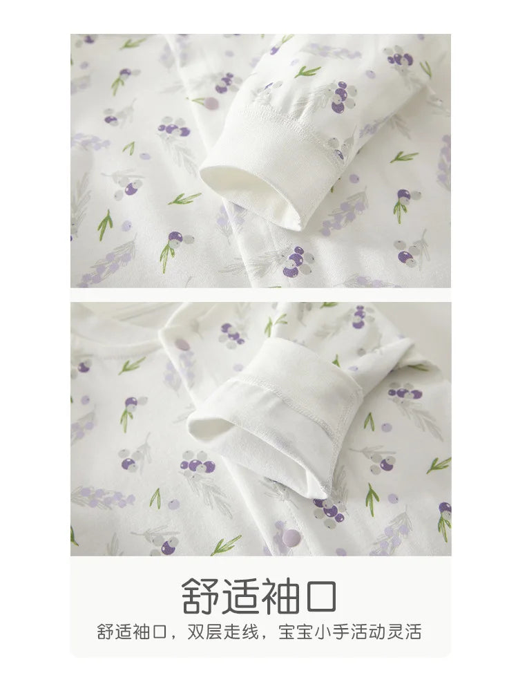 Long Sleeve Infant Cotton Romper